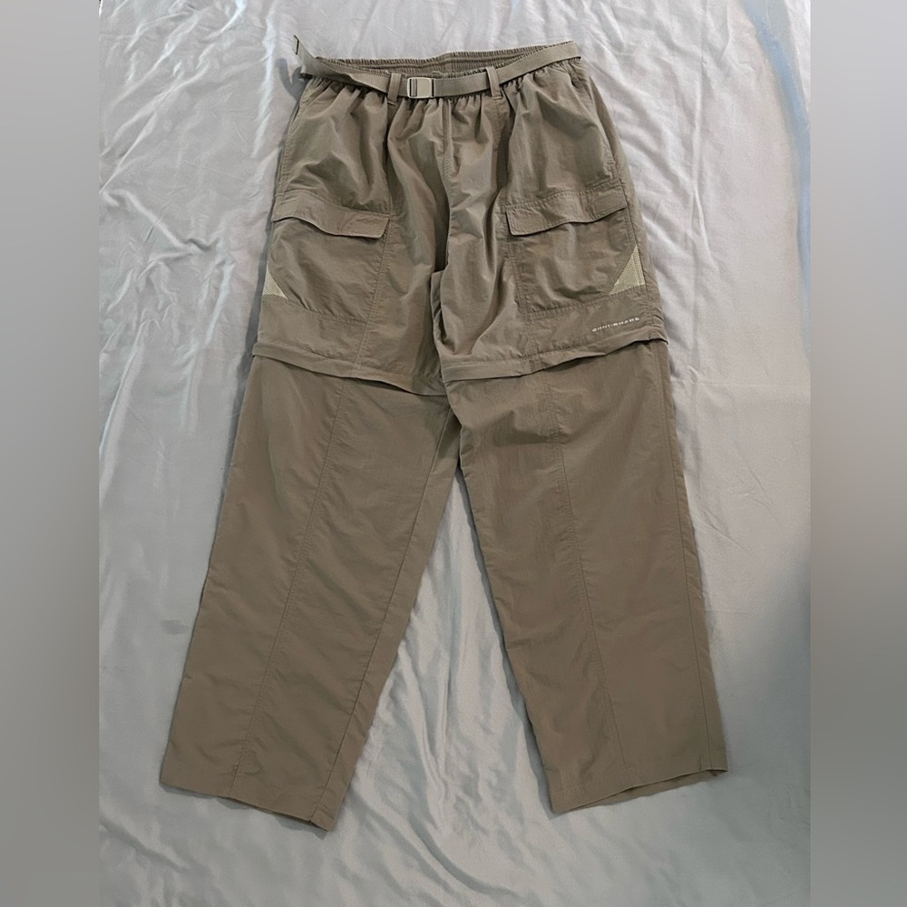 Columbia Men's Khaki Cargo Convertible Pants